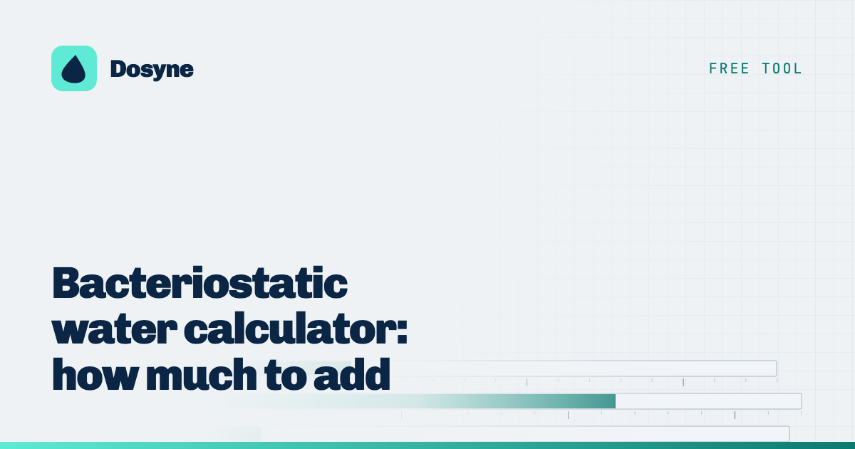 Bacteriostatic Water Calculator — How Much To Add